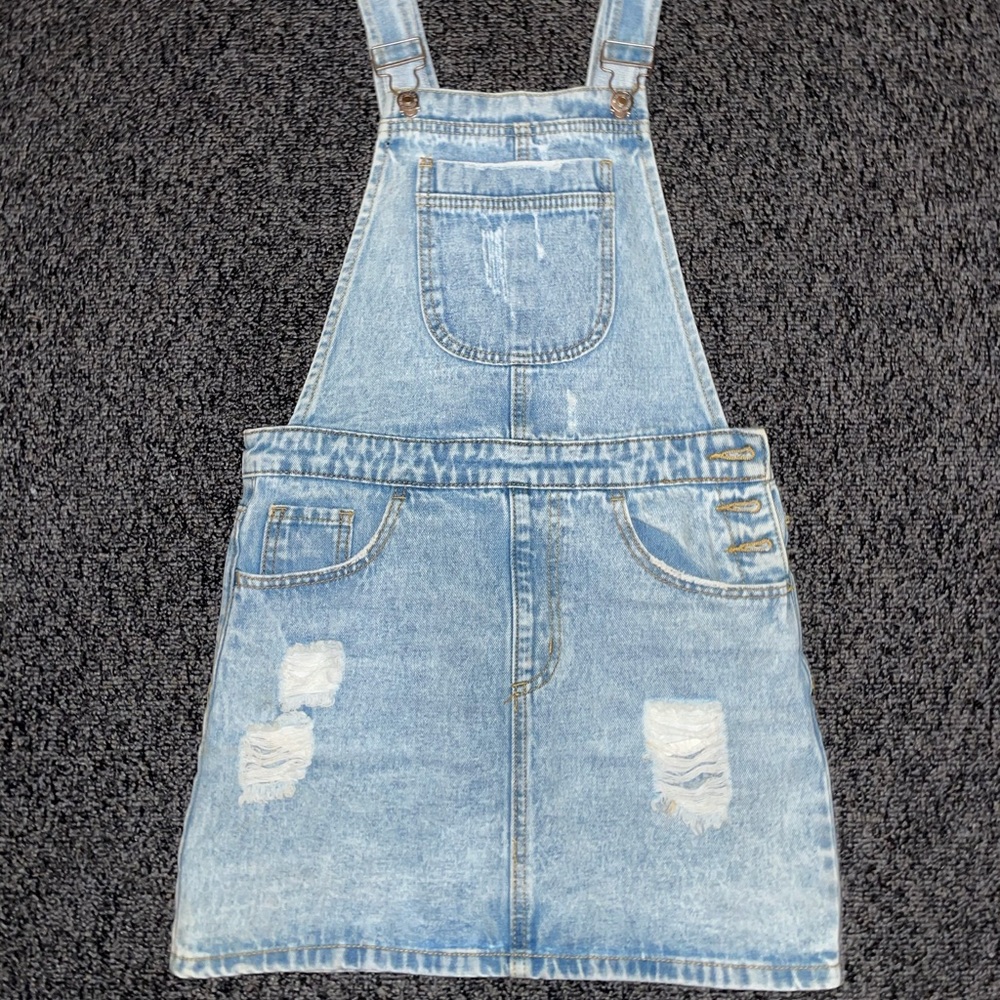 Forever 21 denim overall dress